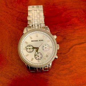 Silver Michael Kors watch
